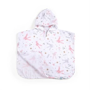 Bebek Pançosu Müslin Rabbit Pembe 0-2 yaş