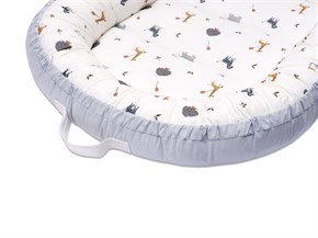 Baby Nest Zoo Blue 60 x 75 cm