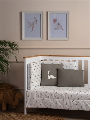 Baby Bedding Set of 7 Dinosaurus Green 60/70 cm