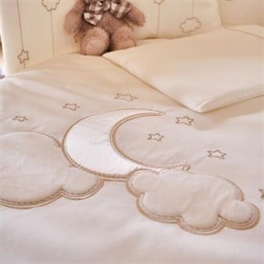 Bebek Uyku Seti 8li Luna Elegant Ekru 60/70 cm