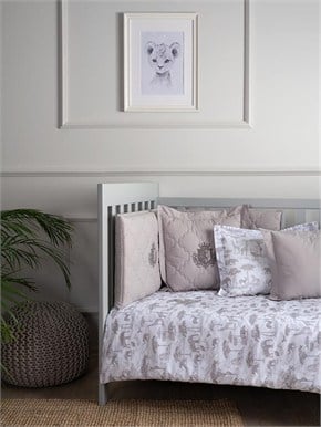 Bebek Uyku Seti 8li Safari Gri 60/70 cm