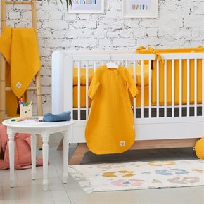 Bebek Uyku Tulumu Müslin Kollu Marigold Hardal 70 cm