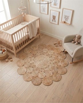 Bebek ve Çocuk Odası Halı Boho Natural 150 cm
