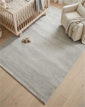 Bebek ve Çocuk Odası Halı Plushé Gri 120 x 180 cm