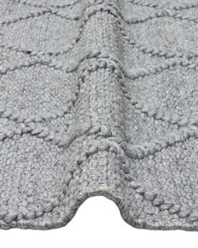 Bebek ve Çocuk Odası Halı Quad Gri 80 x 150 cm