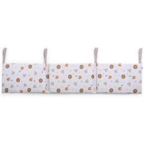 Baby Crib/Cot Bumper Short Circus Gray 60/70 cm