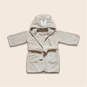 Bornoz - Bath Time - Bej - 1/2 Yaş