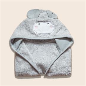 Bornoz - Bath Time - Gri - 1/2 Yaş
