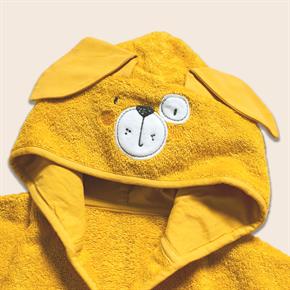 Bornoz - Bath Time - Sarı - 1/2 Yaş