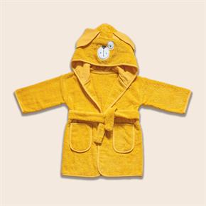 Bornoz - Bath Time - Sarı - 1/2 Yaş