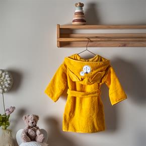 Bornoz - Bath Time - Sarı - 1/2 Yaş