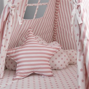 Decorative Pillow Set Georgia Pink 35 x 55 cm