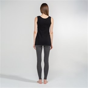 Emzirme T-Shirt Atlet Yaka Paola Siyah