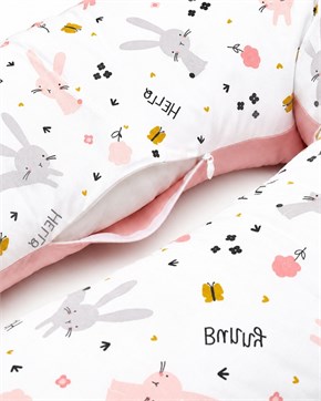 Hamile Destek Minderi Rabbit Pembe 160 cm