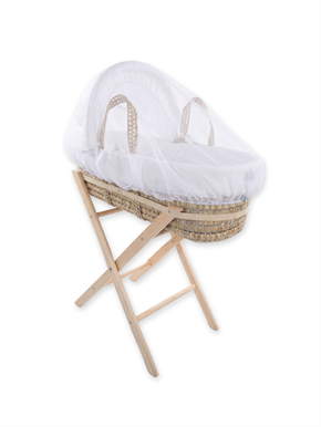 Moses Basket Mosquito Net Basic White 45 x 85 cm