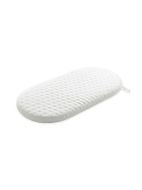 Moses Basket Reflux Mattress Basic White 30 x 74 cm