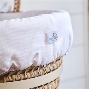 Moses Basket Textiles- Basic - White