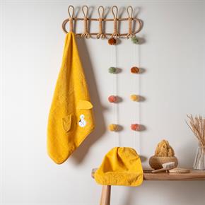 Havlu Seti (2 Parça) - Bath Time - Sarı - 70 X 120 Cm