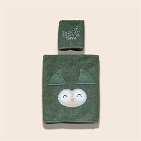 Havlu Seti (2 Parça) - Bath Time - Yeşil - 70 X 120 Cm