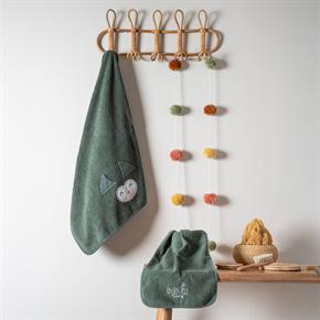 Havlu Seti (2 Parça) - Bath Time - Yeşil - 70 X 120 Cm