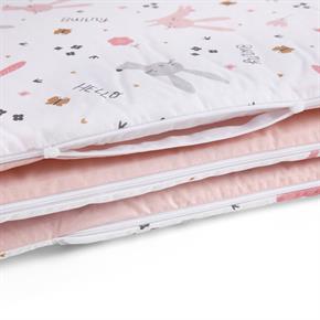 U Baş Koruma (Kısa) - Rabbit - Pembe - 60/70 Cm