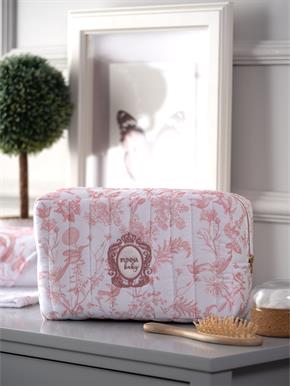 Kozmetik Çantası - Hummingbird - Pembe - 28 X 16 Cm