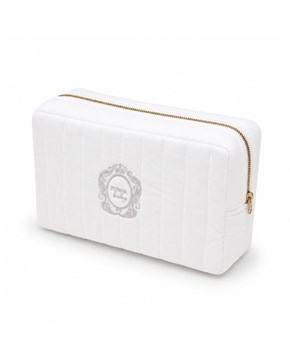 Kozmetik Çantası Luna Chic Beyaz 28 x 16 cm