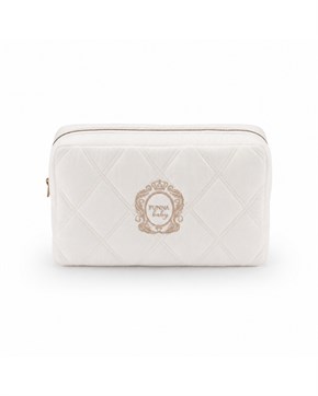 Kozmetik Çantası Luna Elegant Ekru 28 x 16 cm
