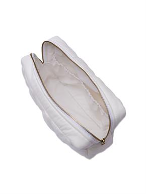 Kozmetik Çantası - Luna Elegant - Ekru - 28 X 16 Cm