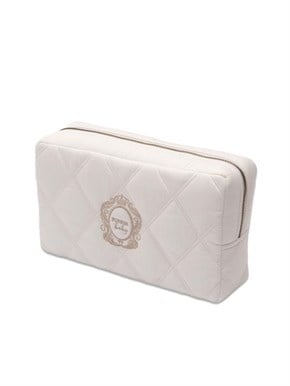 Kozmetik Çantası Luna Elegant Ekru 28 x 16 cm