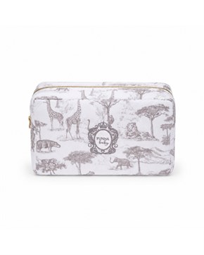 Kozmetik Çantası Safari Gri 28 x 16 cm
