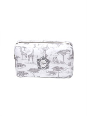 Kozmetik Çantası Safari Gri 28 x 16 cm