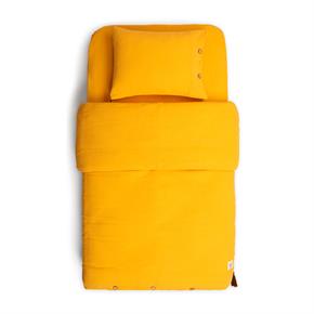 Muslin 2 pcs Duvet  Set- Marigold - Yellow - 100 x 150 Cm