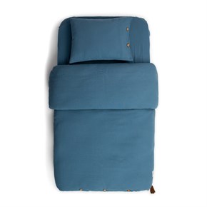 Muslin 2 pcs Duvet Set - Province - Petrol - 100 x 150 Cm