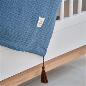 Muslin 2 pcs Duvet Set - Province - Petrol - 100 x 150 Cm