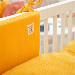 Muslin U Baş Koruma - Marigold - Hardal - 60 x 120 Cm