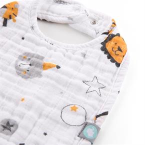 Önlük Seti / 3 parça - Circus - Gri - 0-1 Yaş