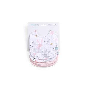 Önlük Seti / 3 parça - Rabbit - Pembe - 0-1 Yaş