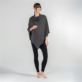 Poncho Melina Dark Gray