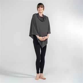 Poncho Melina Dark Gray