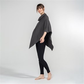 Poncho Melina Dark Gray