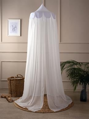 Romantika Cibinlik - Saten - Beyaz - 2 X 4 Mt