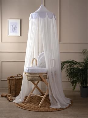 Romantika Cibinlik - Saten - Beyaz - 2 X 4 Mt