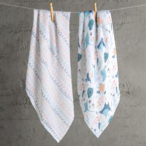 Muslin Blanket - Atlantico - 120x120