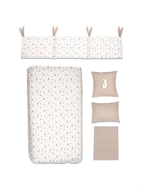 Uyku Seti (7 parça) - Grass - Bej - 60/70 Cm