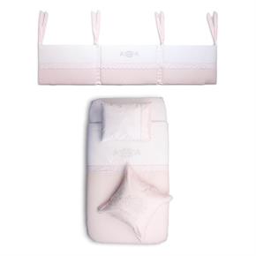 Bedding Set - Princess - Pink- 60/70 cm