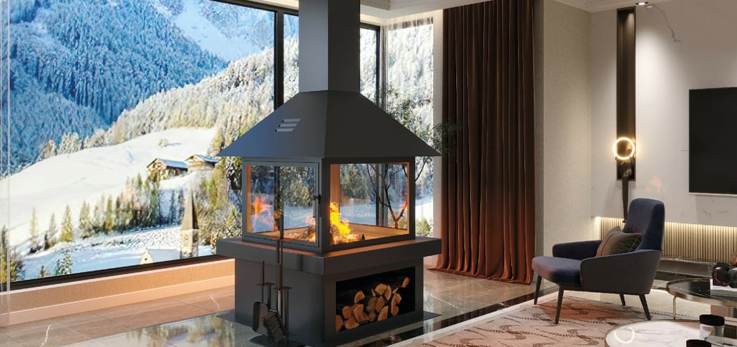 Indoor Fireplace