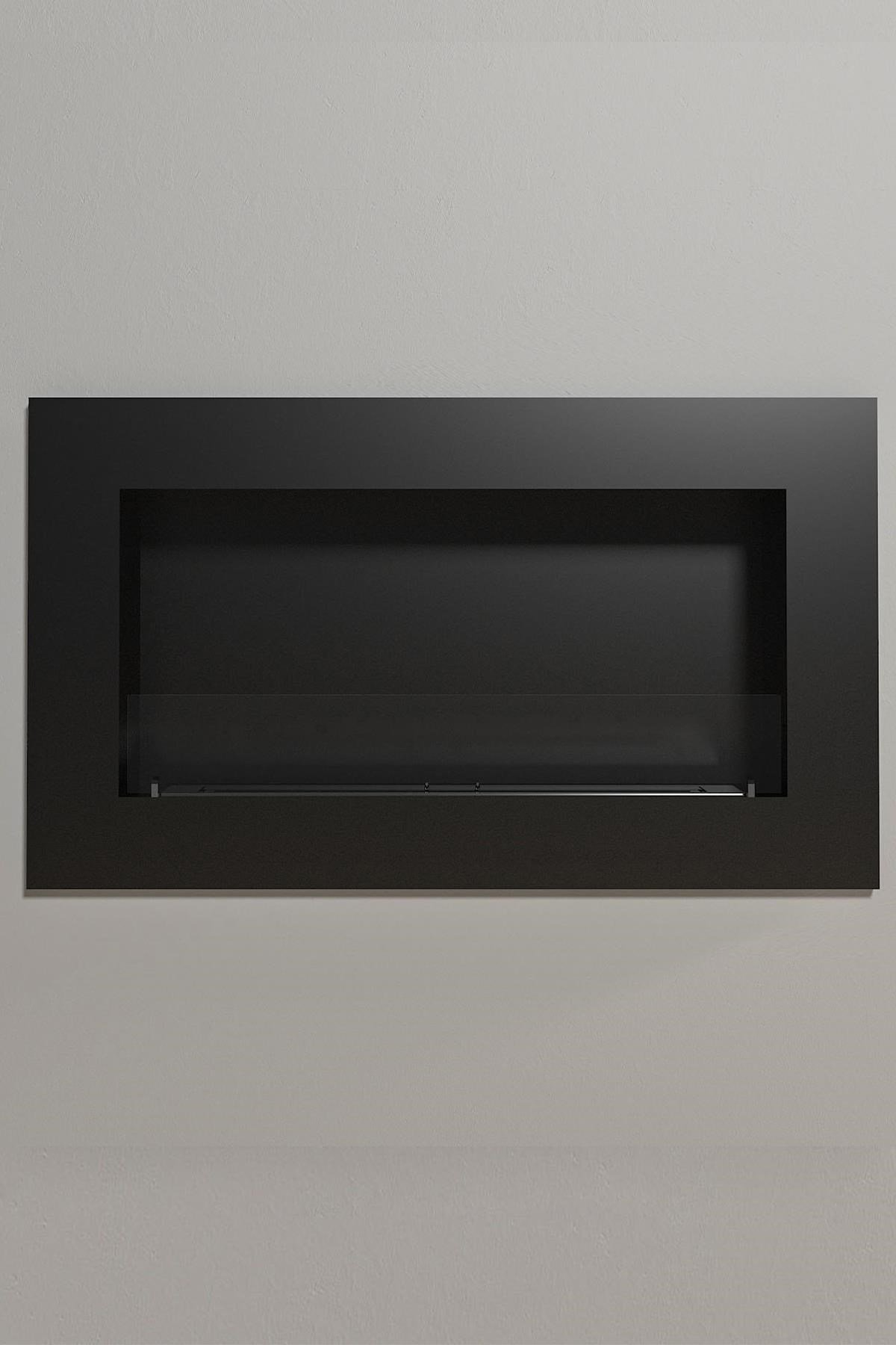 Built In Large Fireplace