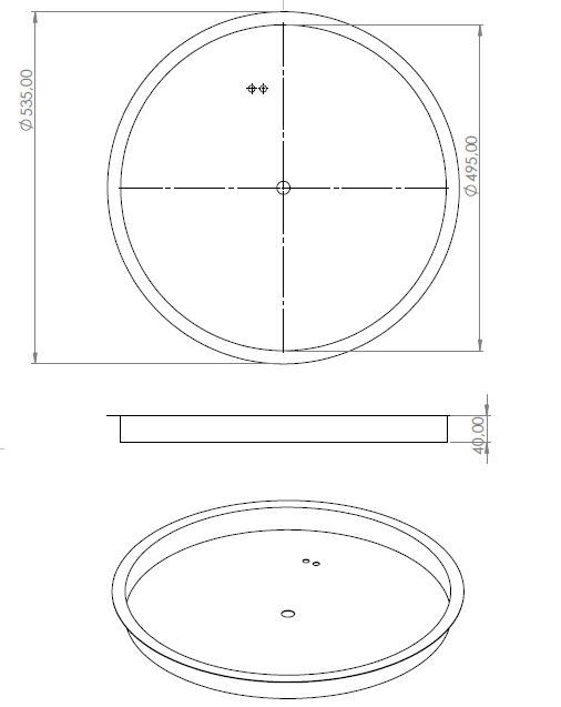 Korflame 50 Cm Dairesel Lpg Gazlı Brülör