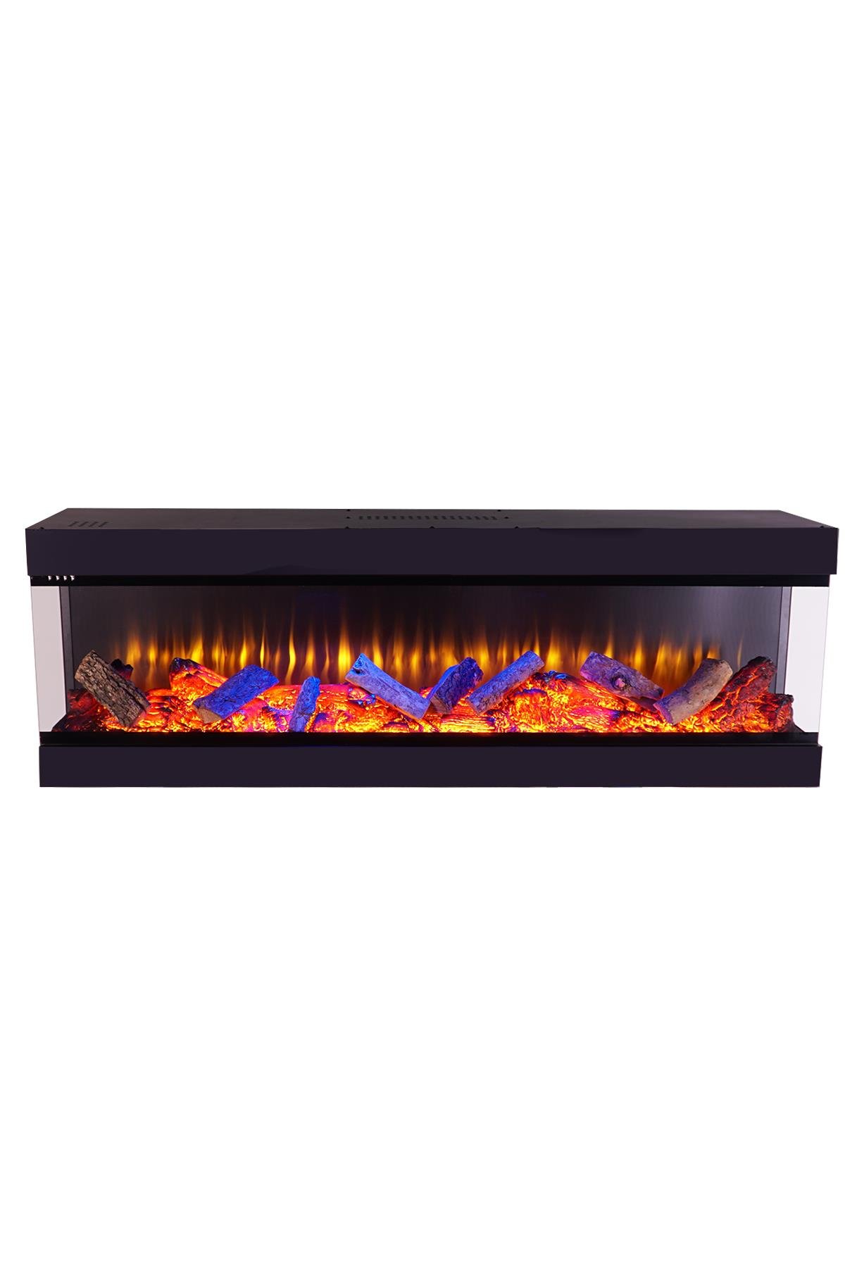 Korvista - 160 cm Three Open Electric Fireplace